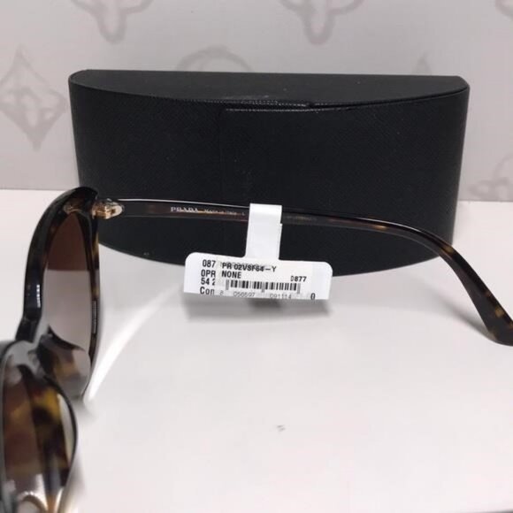 New Authentic Prada SPR 02V-F 2AU-6S1 Women’s Sunglasses – Tortoise - Picture 9 of 11